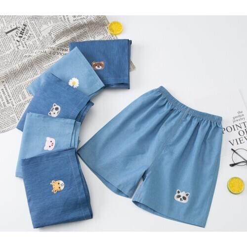 Baby Boy Jeans Summer Toddler Boys Denim Casual Short Pants Cotton Shorts For Children 0-5years Kid Clothing Girls Bottoms