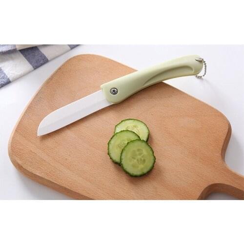 Ceramic knife fruit knife dormitory household portable fruit knife baby food knife peeler knife cutting board