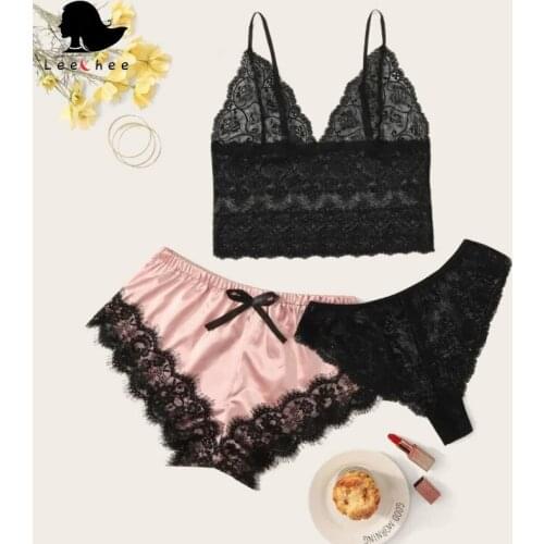 Leechee Women's Satin Pajamas