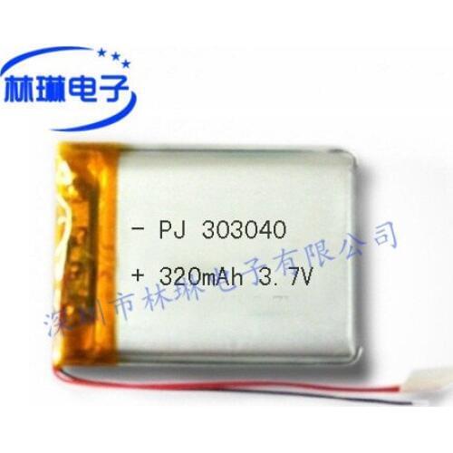 Hot 033040P 303040P 3.7V 350MAH with a protective plate lithium polymer, luminous shoe battery Rechargeable Li-ion Cell