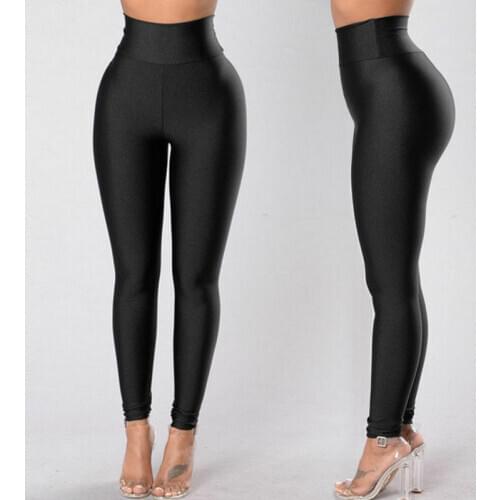 Fashion Autumn Women Black High Waist Skinny Leggings Gym Sportswear Fitness Pants Casual Leggings