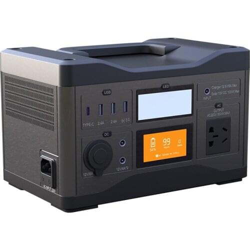 Modular portable power station energy storage 220v mobile 500w lithium