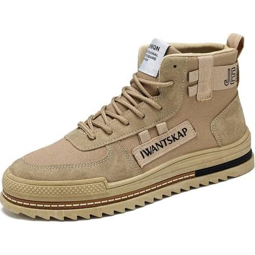 New Winter Men Canvas Martin Boots Casual High-top Tooling Shoes Boots Men Outdoor Mens Ankle Work Boots Bota Coturnos Masculino