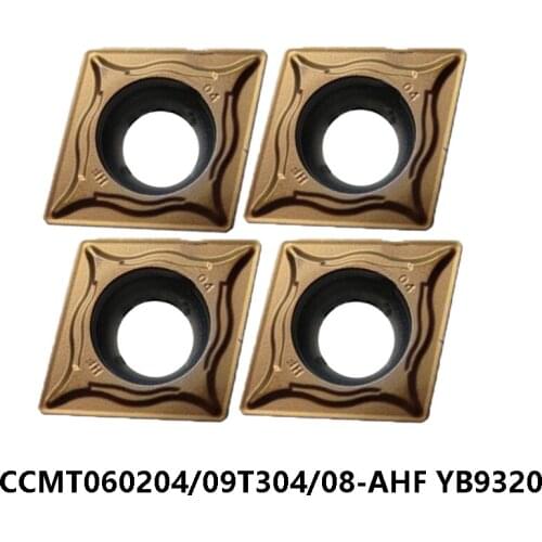 Original CCMT 060204 CCMT060204-AHF CCMT09T304-AHF CCMT09T308-AHF YB9320 Lathe Cutter Tools Turning Cutting Tool Carbide Inserts