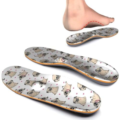 Wheat Dogs High Arch Support Flat Plantar Fasciitis Feet Orthotic Inserts Orthopedic Shoe For Women and Men Foot Pain relief