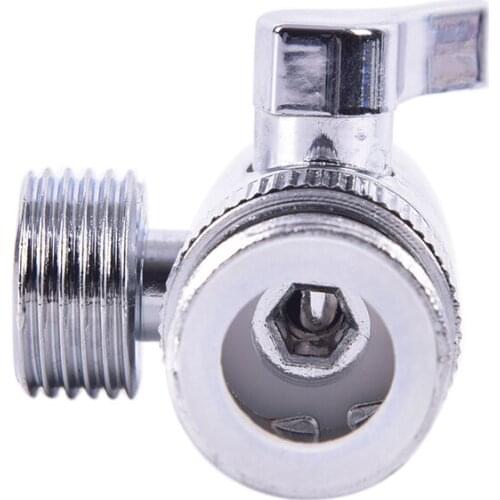 Adapter Three Head Function Switch Brass 3-way Diverter Valve Faucet Connector