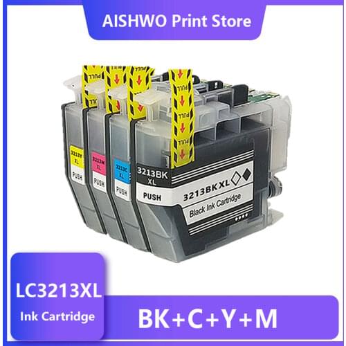 ASW LC3213 LC3213XL compatible Full Ink Cartridge For Brother DCP-J772DW DCP-J774DW MFC-J890DW MFC-J895DW Printer