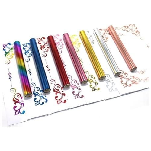 Toner Reactive Foil Multicolor Paper DIY Crafts Make Hot Foil Plates Foil By Laser Printer And Laminator Scrapbook 2020 New