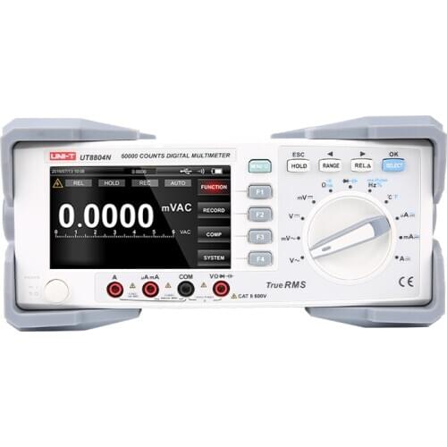 UNI-T UT8804N Bench top Multimeter 1000V 20A 59999 Counts Digital Multimeter tester Auto Range Multimetro Digital Voltmeter Ohm