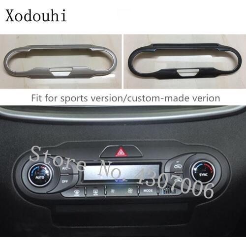 Car garnish inner trim middle Air conditioning switch button Outlet Vent panel 1pcs For Kia Sorento 2015 2016 2017