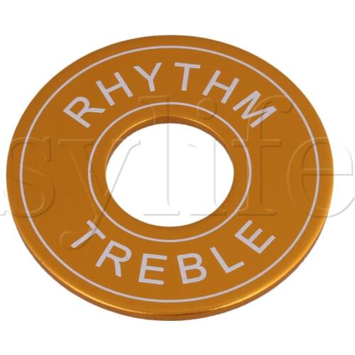 Gold Aluminium Alloy Round Electric Guitar Toggle Switch Ring Plate 33mm