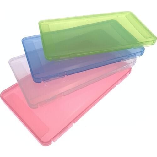 100pcs/lot 4 Colors Transparent Portable Face Masks Storage Box Moisture-Proof Cover Holder Mask Storage Seal Box