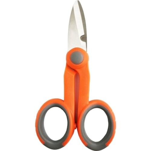 5pcs Fiber Optic Kevlar Shears Scissors- Cut Electrical Wire Coax ,Sharp and fast