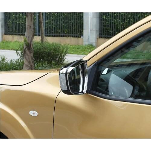 ABC chrome Car Rear view Mirror sticker rain eyebrow weatherstrip auto mirror Rain Shield shade cover for Nissan terra 2018