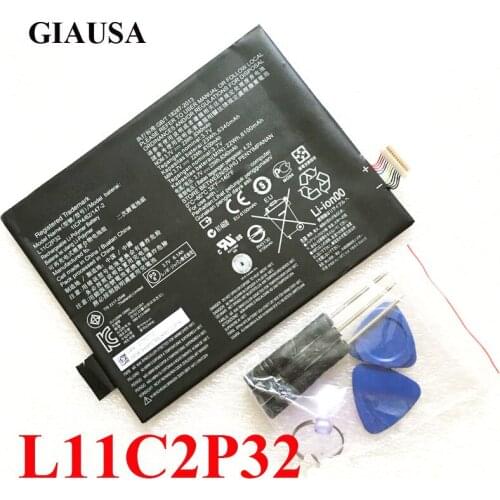 L11C2P32 battery for Lenovo IdeaTad S6000 S600H S6000-F S6000-H A7600 A7600-HV A7600-F A10-80 A10-80HC L12D2P31 battery
