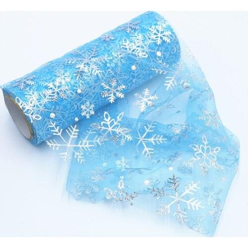 10 Yards 15cm Glitter Sequin Tulle Roll Organza Laser Crafts Tutu Fabric Wedding Decoration White Tulle Birthday Party Supplies