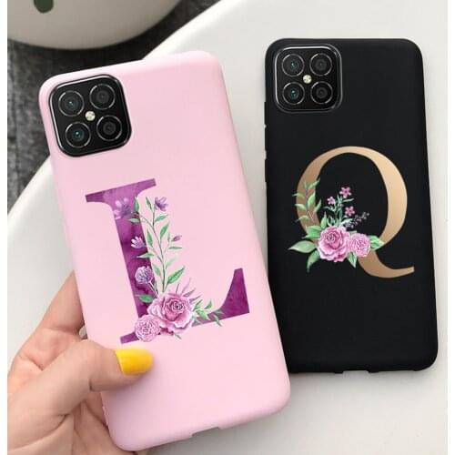 For Huawei Nova 8 Pro 5G Case Nova8 SE Soft Slim Cute Letters Cover Cases For Huawei Nova 8 5G Note8 Pro Nova 8 SE Coque Bumper