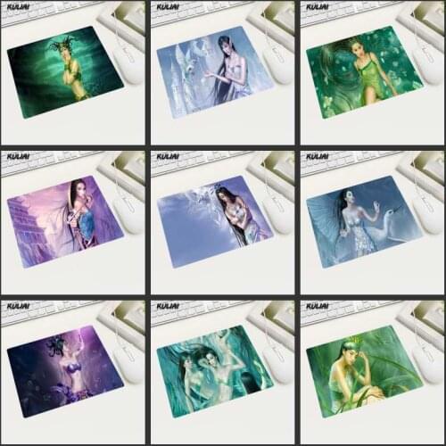 XGZ Sexy Beautiful Girl Comic Mouse Pad 22X18 Cm Rubber Rectangle Can Be Used for Bowl Mat Coaster Desk Mat Notebook Mousepad