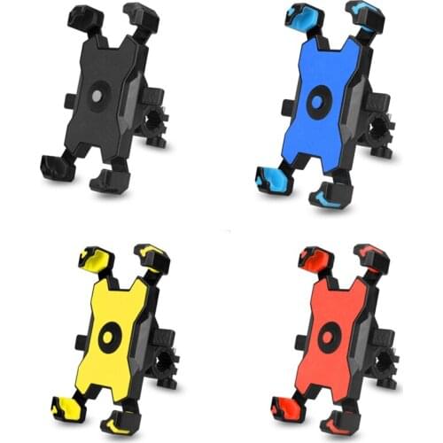 Anti-Shake Bike Handlebar Phone Mount 360° Rotation Bicycle Holder Stand Cradle