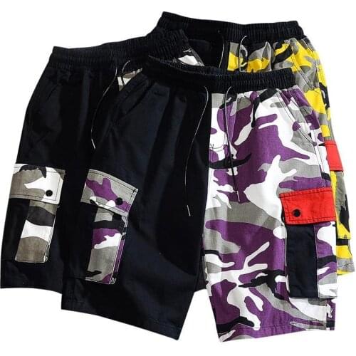 Summer Thin Casual Shorts Mens Camouflage Tooling Fashion Pants Hip-hop Mens Five-point Pants Trend -40