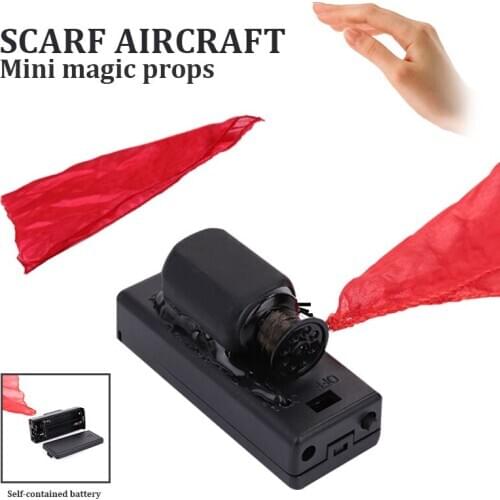 Small Magic Props Practice Performer Adult Plastic Black Cool Fun Interesting Flying Scarf