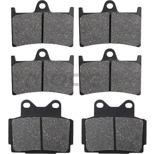 Motorcycle Front and Rear Brake Pads for YAMAHA FZR 400 FZR400 1991 1992 FZS 600 Fazer 1998-2003