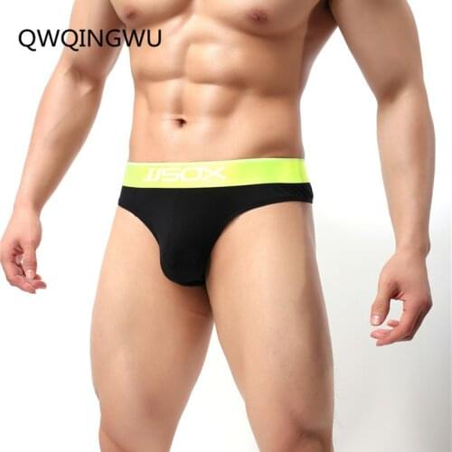 Men Briefs Brand Sexy Underwear Briefs Thongs Low Waist Underpants Men Briefs Modal Fabrics Cozy Men Bikini Briefs Thong