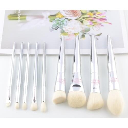 9pcs/Set Professional Makeup brushes Set Liquid Foundation Blusher sculpting Highlighter Eye shadow eyebrow IT Live beauty fully