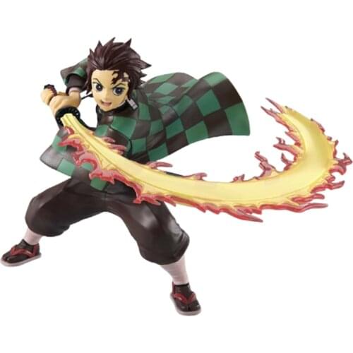 Original Bandai Demon Slayer Kamado Tanjirou Breath of The Sun Figure Rise Action Figure Doll Toys Anime Figurals Brinquedos