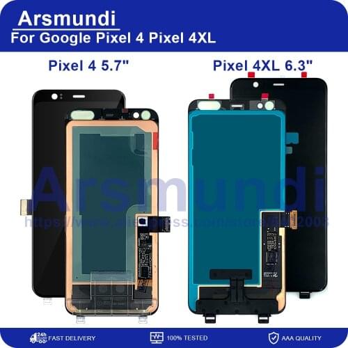 Original OLED For Google Pixel 4 G020I LCD Display Screen Touch Digitized Assembly Replacement For Google Pixel 4XL G020J LCD