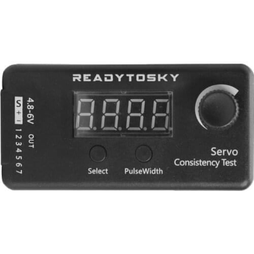 DC 4.8-6V Mini 3 Modes Digital Servo/ESC Consistency Tester Steering Gear Measurement for RC Helicopter Airplane Car Tool