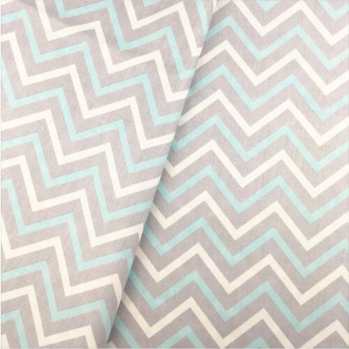 Gray 100% Cotton Fabric Wave Twill Printed Tissue Telas DIY Patchwork Sewing Craft Quilts Baby Clothing Handmade Dolls Tilda