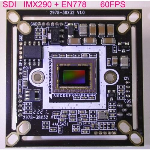 SDI HD-SDI 1080P @ 60FPS WDR 1/2.8" SONY STARVIS IMX290 CMOS sensor + EyeNix EN778 camera board module (optional parts)