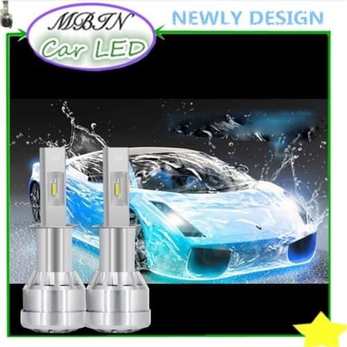 Super bright MBIN M8 PH-ZES kit H3 36W 8000lm LED Car headlight bright white lighting accessories Source front head Bulbs 12-24v