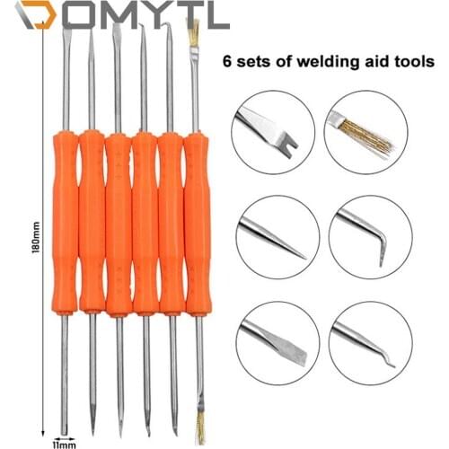 6Pcs Welding Auxiliary PCB Desoldering Welding kit Repair Soldering Tools