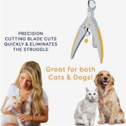 Dog Grooming Nail Trimmer Pet Dog Nail Clipper Scissors LED Light Nail Trimmer for Animals Nail Supplies for Professionals