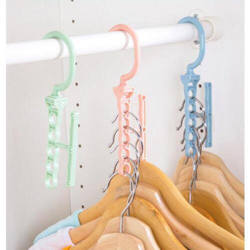 Storage Racks Wardrobe Organizer Space Saving Trouser Fishbone Type Towel Clothes Hangers Hook Multi Layers Hangers for clothes