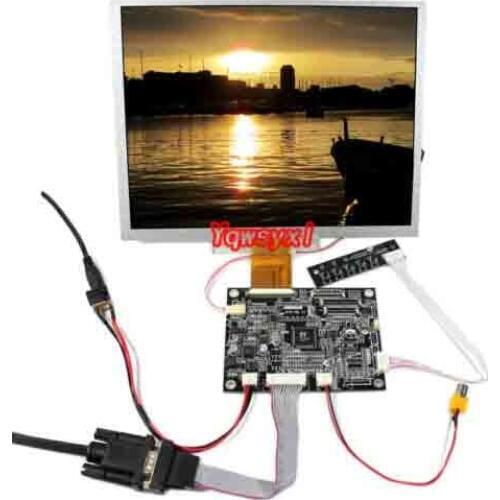 Yqwsyxl VGA+AV LCD Controller 10.4" LCD Display Screen for AUO A104SN03 V.1 A104SN03 V1 800x600 LCD Dispaly Panel Screen