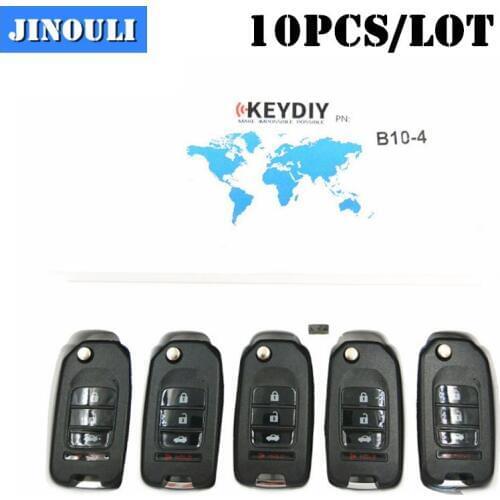 10pcs/Lot B10-4 Original KEYDIY 4 Buttons Universal Remote Control Key B10-3+1 B-Series for KD900 KD900+,URG200 Machine