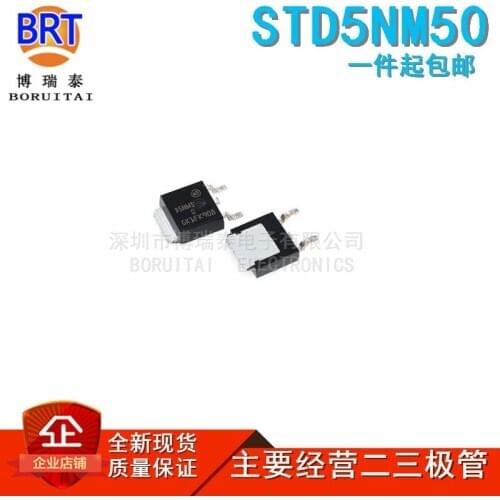 10pcs/lot STD5NM50 D5NM50 New stock TO-252 500V 7.5A