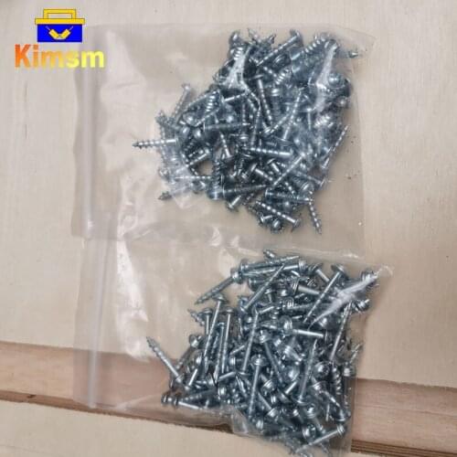 100PCS ST4-20 ST4-25 ST4-38 Self-tapping Screws For Woodworking Oblique Hole Positioners Galvanized Nails Pocket Hole Jig Screws