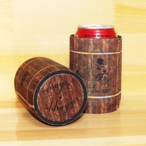 100pcs/lot Custom Printing Logo Can Sleeve Wedding Gift Customized Stubby Holders Insulated Bag Can Cooler Neoprene Drink Sleeve