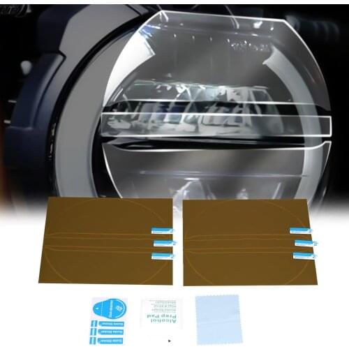 2 Pcs Clear Motorcycle Cluster Scratch Protection Film Headlight Protector For Honda Cb650r Cb 650r Cb 650 R 2018-2020