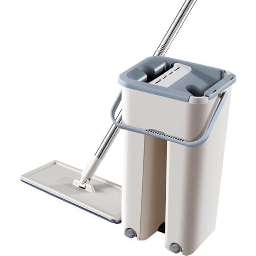 2021 Magic Mop Free Hand Mop with Bucket Drop Shipping Home Kitchen Wooden Floor Mop Cleaner Household