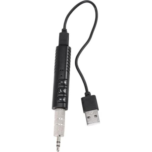 3.5Mm Jack Bluetooth Car Kit Wireless Hands-Free Music Audio Receiver Adapter Car AUX Kit For Speaker Headphone Car Stereo