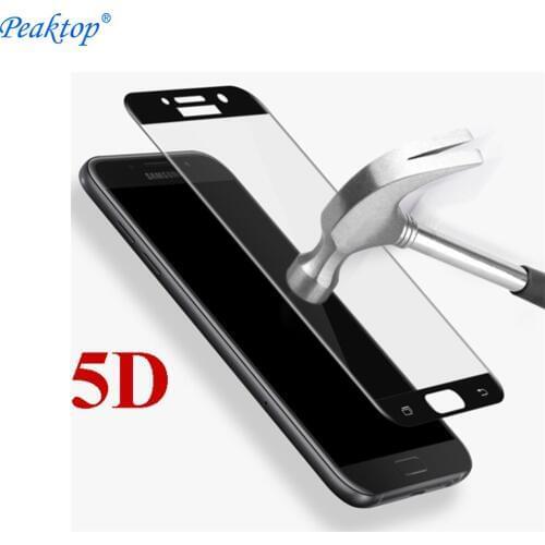 5D 9H Screen Protector Tempered Glass For Samsung Galaxy A3 2017 A5 A7 J5 J7 Prime A 5 3 J 5 7 Protective Glass Full Cover Film