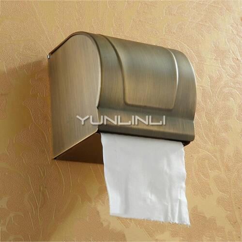 Antique Copper Toilet Paper Tray Bathroom Toilet Waterproof Roll Paper Box