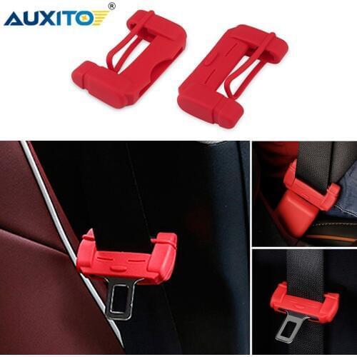 AUXITO Car Styling Seat Belt Buckle Cover for VW Passat B5 B6 CC Golf 4 5 6 7 Jetta MK6 MK4 MK5 Polo 6R Tiguan GTI Accessories