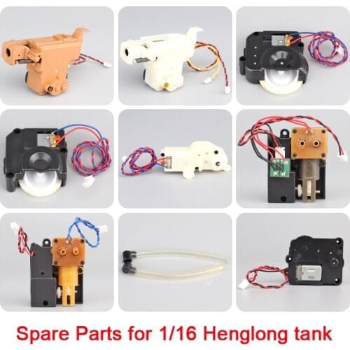 BB Lauch System/Lifting Gearbox/Turret Turning Gearbox/Smoke Generator Modify Parts for 1/16 Henglong RC Tank Model 5.3/6.0 Ver