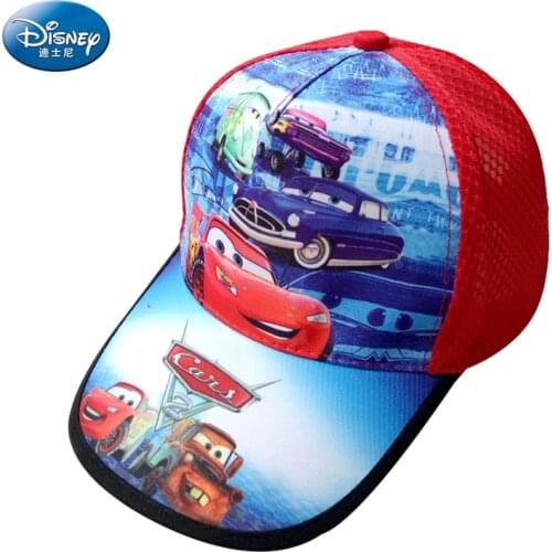 Disney New Toy Story Cartoon Mesh Baseball Caps Spring Autumn Cotton Baby Boy Sun Hat Snapback Kids Hats Childrens Accessories